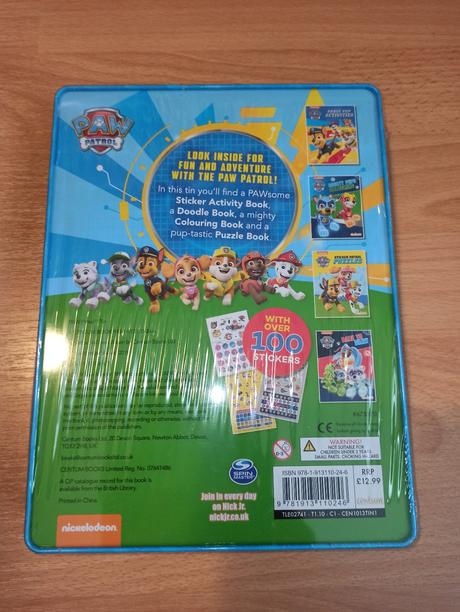 Paw patrol happy tin - one team,
