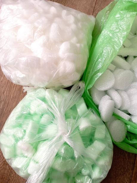 Polystyrénová drť,