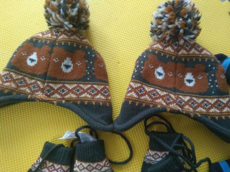 Čiapočky a rukavičky pre dvojičky, pepco,74