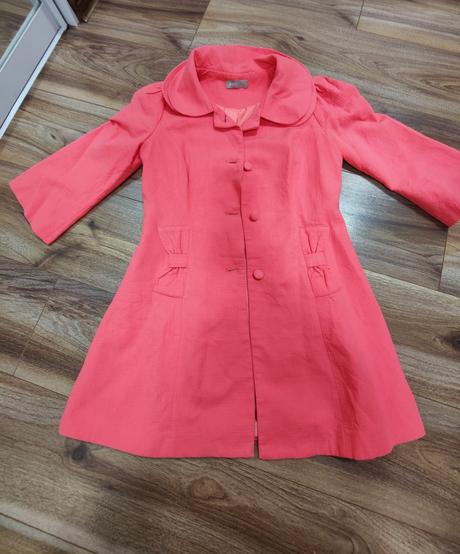 Ružový kabátik, xs