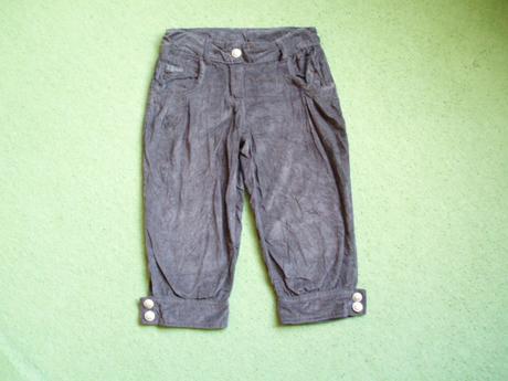 3/4 menčestrové nohavice, kenvelo,122