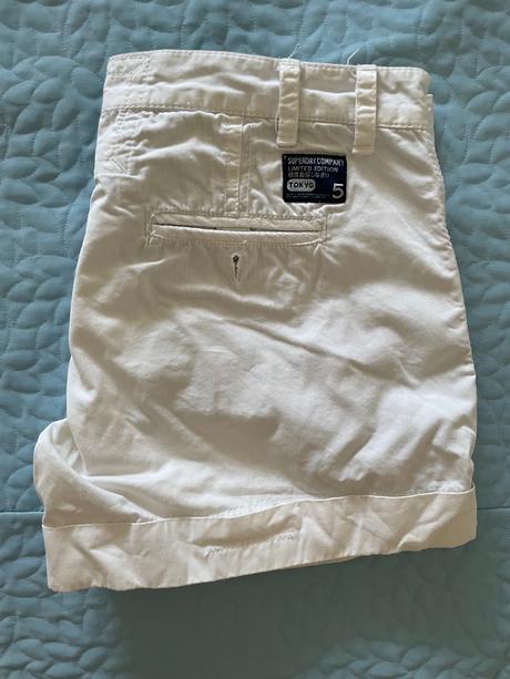 Superdry biele šortky, superdry,m