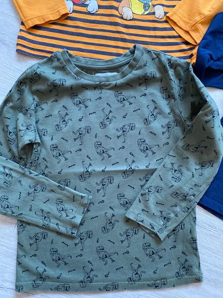 Trička 3ks 122/128, 122