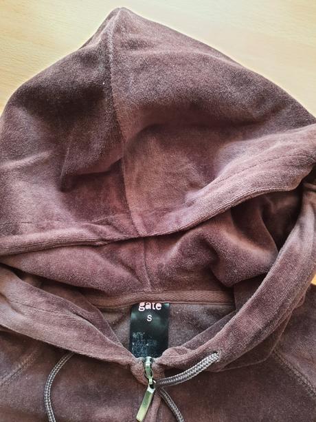 Dámska mikina velúrová, gate,s