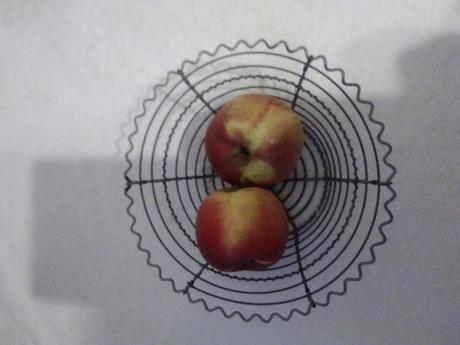 Dekoratívna misa z drôtu na ovocie, 