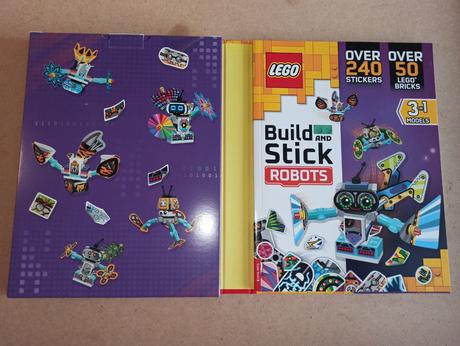 Lego build and stick robots, 