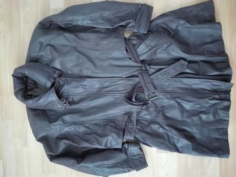 Pravý kožený plášť, l