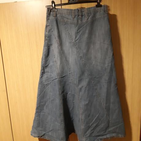 Dámska dlhá riflova sukna, e-vie,40