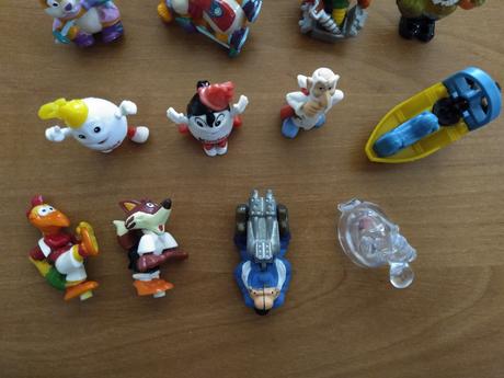 Retro kinder figúrky,