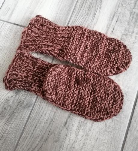 Pletené ponožky ( papučky ) - 26/27, 27