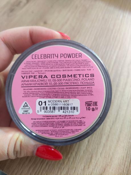 Vipera púder s trblietkami, 