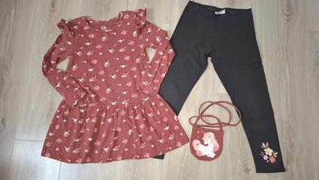 Dievčenská súprava leginy a tunika, c&a,128