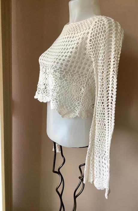 Hackovany pulovrik/dav2, h&m,xs