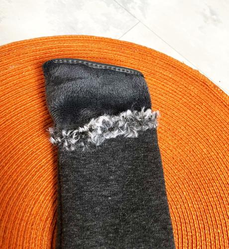 Teplé rukavičky s kožušinkou, l