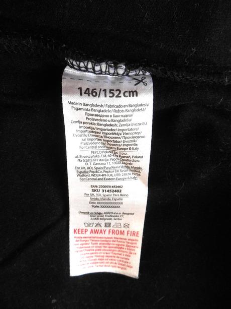 Krátke tričko nad pupok veľ. 146/152, 146