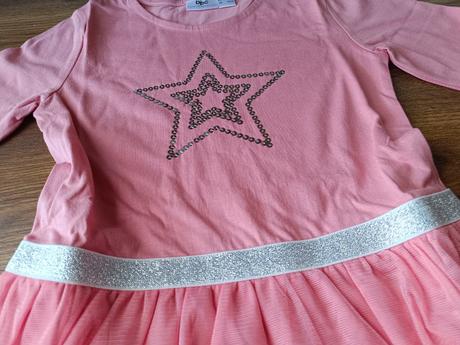 Šaty ruzove, bonprix,128 / 134