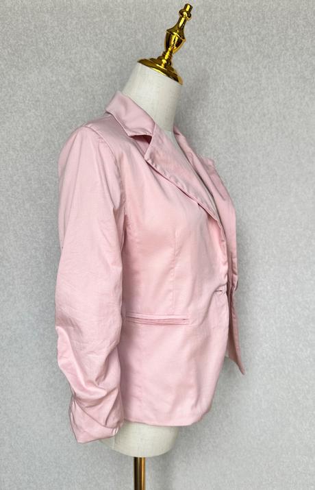 Letné sako v pastelovej ružovej, s