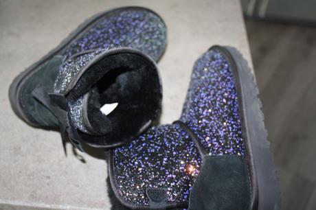 Ugg cierne trblietave cizmy, ugg,36