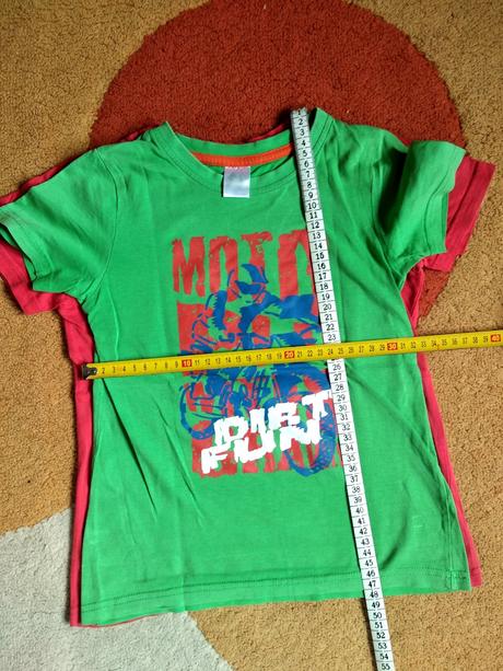 3ks detské letné tričká, 110