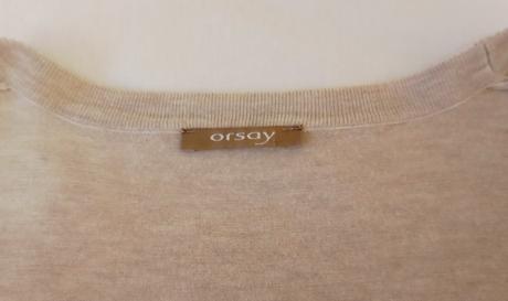 Béžový svetrík so stuhou, orsay,s