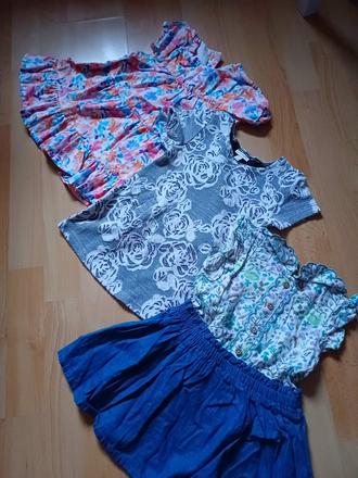 3x šaty v.80 9-12mes, next,80