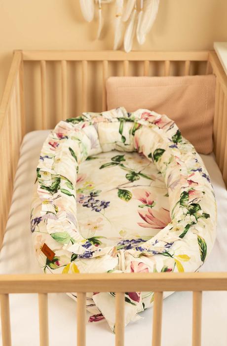 Sensillo hniezdo velvet magnólia 80x45 cm, šírka (cm): 45,dĺžka (cm): 80