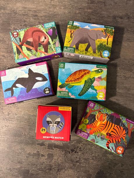 Mudpuppy - detske puzzle a pexeso,