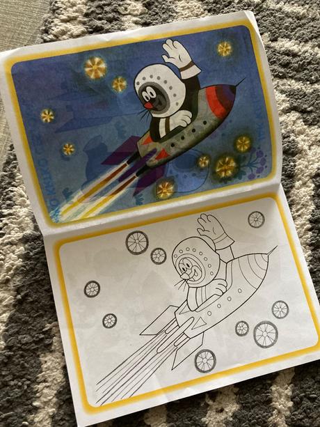 Krtek omaľovánky 3ks, 