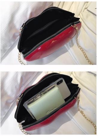 Luxusná dizajnová kabelka v tvare pier,