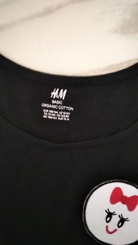 Čierne letné šaty, h&m,158