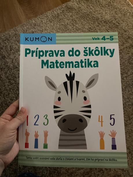 Príprava do škôlky matematika 4-5 ročné, 