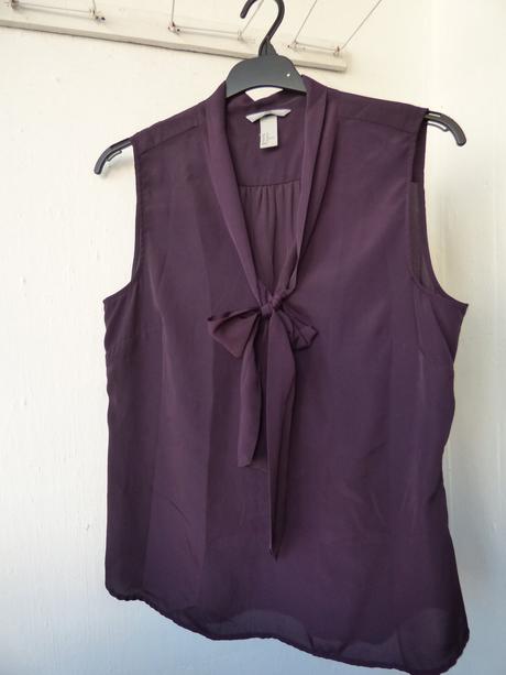Blúzka s viazaním, h&m,46