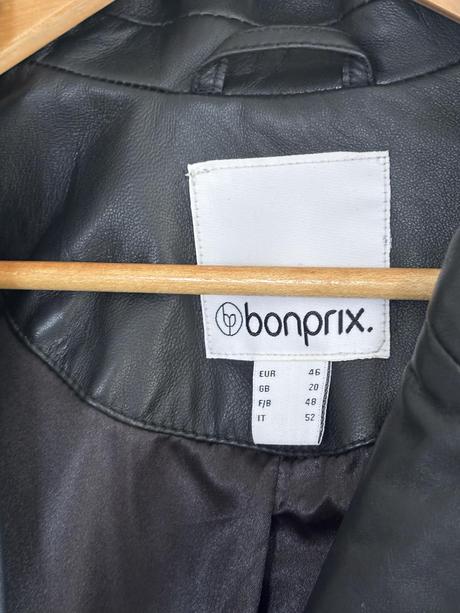 Kožený blejzer, jahňacia nappa koža, bonprix,46