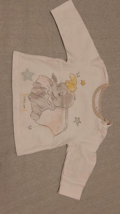 Tričko dumbo dlhý rukáv 62, tu,62