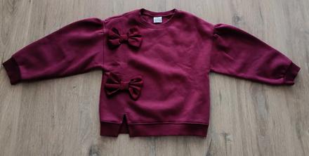 Mikina s mašličkami, zara,128