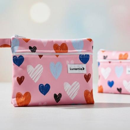 Nepremokavá taštička lunamia srdiečka, 