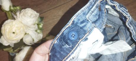 Štýlové riflové šortky, denim,116