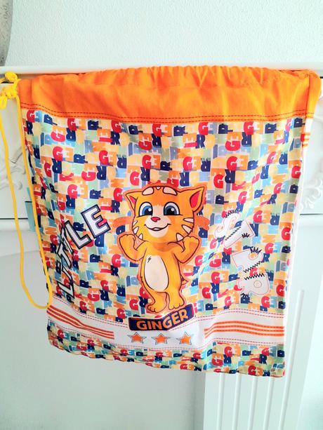 Vrecko na prezúvky s mačičkou,