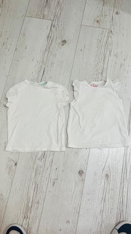 Biele tričko 86 2ks, h&m,86