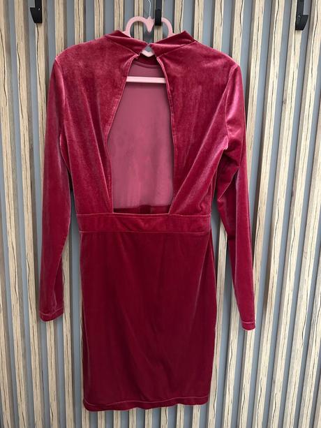 Plesove velúrové šaty, h&m,40