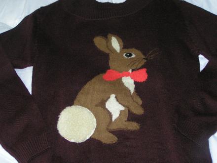 Pulóver so zajačikom, marks & spencer,110