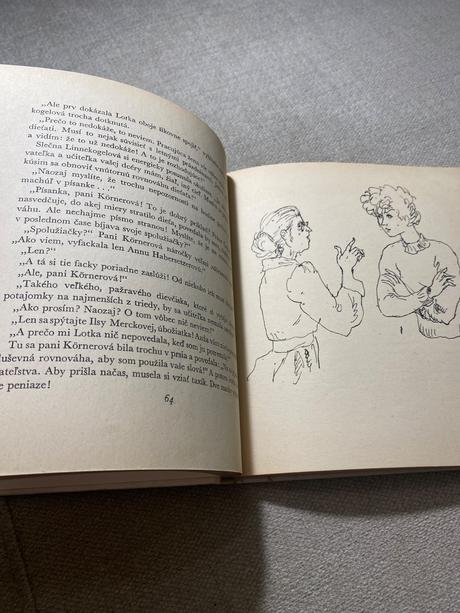 Krásna stará retro kniha lujza a lotka 1973,