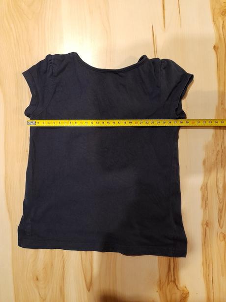 Tmavomodré tričko, h&m,98