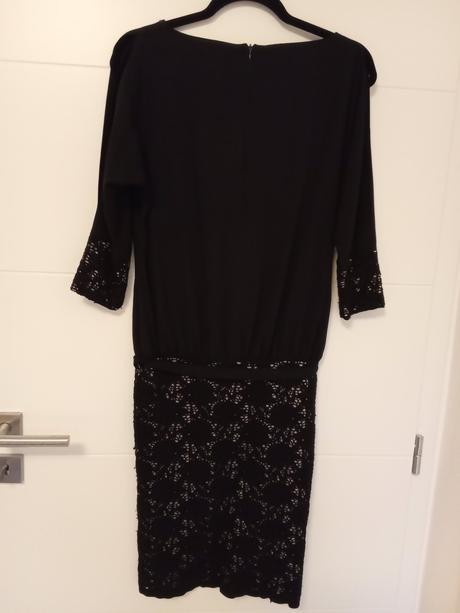 Šaty - čierne koktejlové, chantall,36