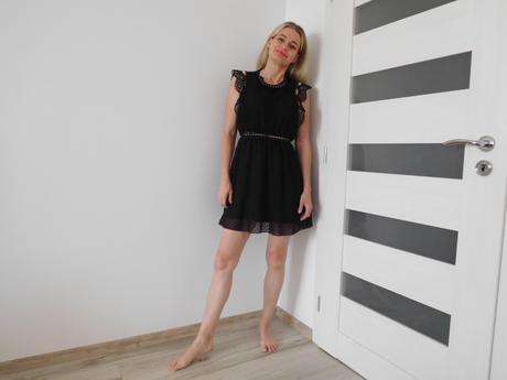 Šaty čierne, dámske 38,v, 36