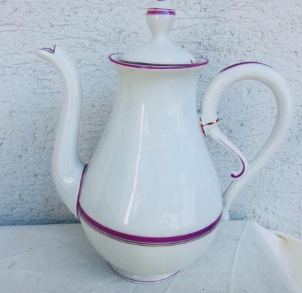 Starozitny vintage rozkosny mocca cajnik konvica c, 