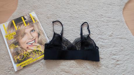 Dámska sexu čipkovaná podprsenka, h&m,xs