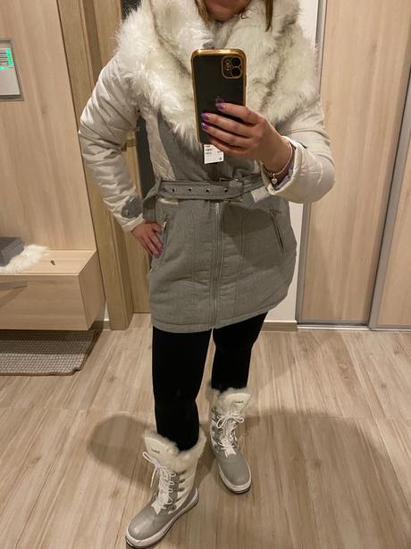 Zimný kabát, nový, gate,40 / l