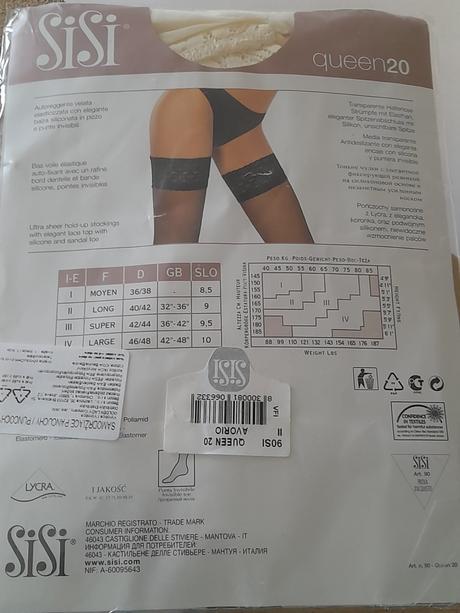 Samozdrziace pancusky, 40 / 42 / l / m