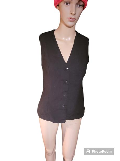 Dámska vesta na zapínanie, m